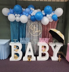 Baby Shower Backdrop #1 Backdrops Base