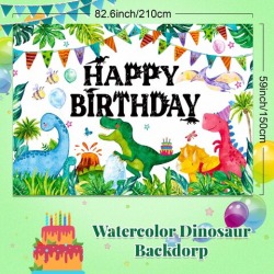 Birthday backdrop 2 dinosaur Backdrops Base