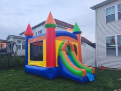 BH20New20castle 1733427089 Rainbow Inflatable slide combo