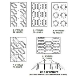 Party Bundle Standard 20x30 tent package